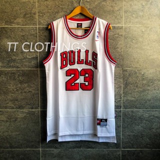 [พร้อมส่ง] เสื้อกีฬาบาสเก็ตบอล ลาย NBA Jordan สีขาว HWZ1 175583