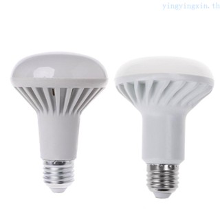 Yin ใหม่ หลอดไฟ LED AC 85-265V E27 R80 9W 12W สีขาวอบอุ่น