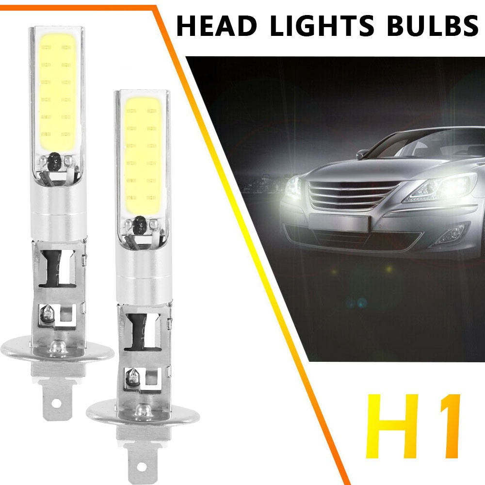 หลอดไฟตัดหมอก LED H1 55W H1 6000K สว่างมาก สีขาว สําหรับรถยนต์ 12v