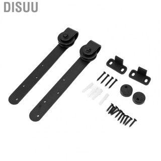 Disuu Sliding Barn Door Hardware  Widely Applicable American Style Carbon Steel for Single