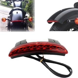 ไฟเบรกท้าย LED สีแดง สําหรับ Harley Davidson XL883 1200 ☆Brzone