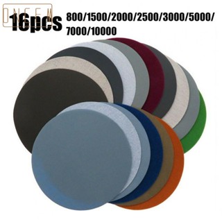 【ONCEMOREAGAIN】16 *Sand Tray 5 Inch Sandpaper Accessories Latex Paper Parts Sanding Discs