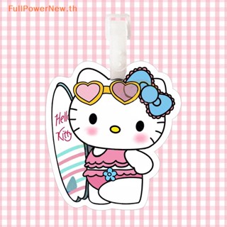 SANRIO Power พวงกุญแจพลาสติก จี้ตุ๊กตาการ์ตูน Hello Kitty สําหรับห้อยกระเป๋าเดินทาง กระเป๋าเป้สะพายหลัง กระเป๋านักเรียน