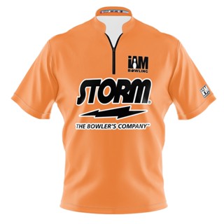 Storm DS เสื้อโปโล แขนสั้น พิมพ์ลายโบว์ลิ่ง 1612-ST 3D