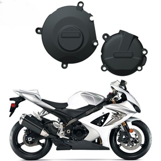 ฝาครอบเครื่องยนต์รถจักรยานยนต์ สีดํา สําหรับ SUZUKI GSXR1000 2005-2006 K5 GSXR1000 2007-2008 K7