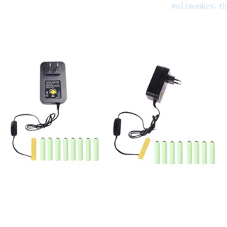 Wu อะแดปเตอร์พาวเวอร์ซัพพลาย AC-DC 3V-12V พร้อมที่ชาร์จ USB แบบเปลี่ยน 2-8 ชิ้น