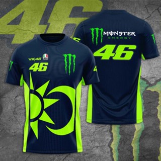 เสื้อยืด ลาย Monster Energy VR46