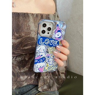 ใหม่ เคสโทรศัพท์มือถือ กันกระแทก ลายการ์ตูนลูกสุนัขกราฟฟิตี้ สําหรับ Iphone 14promax 13 12 11 14pro 13pro 14