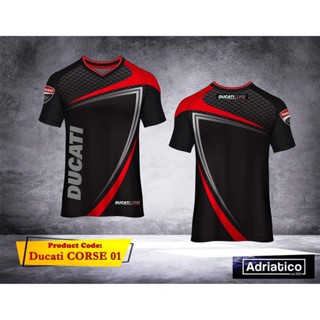 ใหม่ Ducati เสื้อยืดแขนสั้น โอเวอร์ไซซ์ แห้งเร็ว ลายโลโก้ คุณภาพสูง สําหรับผู้ชาย 40