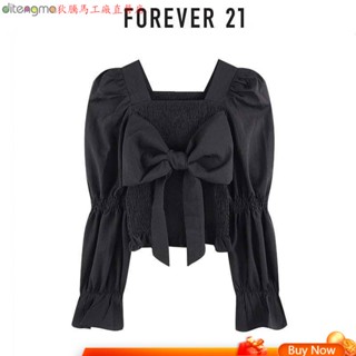 [Ditengma] Forever21 ใหม่ เสื้อเชิ้ต เข้ารูป สไตล์เกาหลี แฟชั่นฤดูใบไม้ผลิ ฤดูร้อน สําหรับผู้หญิง 2023