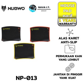 COINSคืน15%⚡FB9JMZV6⚡ NUBWO MOUSE PAD NUBWO NP-013 คละสี