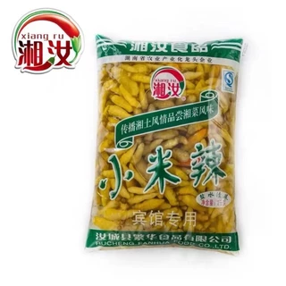 พริกดองเขียว พริกจีน รสเผ็ดเปรี้ยว 湘汝小米辣泡椒 2kg