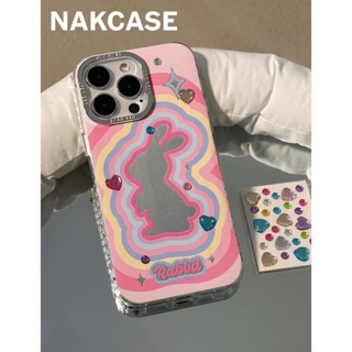 Ins ใหม่ เคสป้องกันโทรศัพท์มือถือ ลายกระต่าย กันกระแทก สําหรับ Apple Iphone 14promax 13 11 14pro 13pro 14