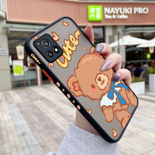 เคสโทรศัพท์มือถือ ซิลิโคนนิ่ม ใส บาง กันกระแทก ลายหมี แฟชั่น สําหรับ VIVO Y52S Y31s Y54s IQOO U3 IQOO U3X