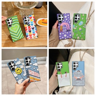 เคสป้องกันโทรศัพท์มือถือ TPU 360 องศา สําหรับ Samsung Galaxy S23 Ultra S22 Ultra S23 S23Plus