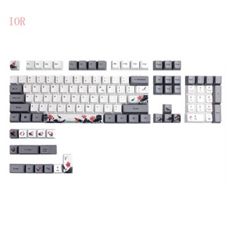 Ior Koi Nobori OEM Profile Keycaps PBT Dye Sublimation Set สําหรับแป้นพิมพ์เชิงกล