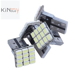 T10 W5W หลอดไฟแคนบัส สีขาว 1206 12-SMD LED 12V x4