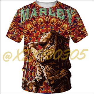 (ทั้งหมดในสต็อก Xzx180305)Bob Marley Buffalo Soldier เสื้อเชิ้ต ลายเดรดล็อก สไตล์วินเทจ 3D 16