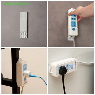 Newsandlichao สติกเกอร์ติดผนัง ไม่ต้องเจาะรู มีกาวในตัว สําหรับจัดเก็บปลั๊กไฟ สายไฟ สายไฟ