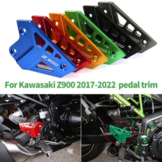 แผ่นเหยียบเท้าด้านหลัง อุปกรณ์เสริม สําหรับรถจักรยานยนต์ Kawasaki Z 900 Z900 2017 2018 2019 2020 2021 2022