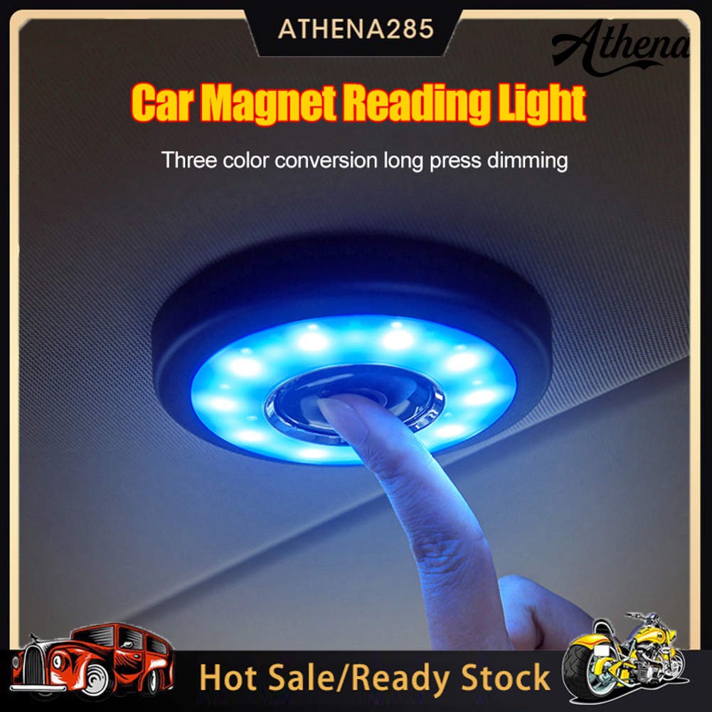 [COD]➤โคมไฟอ่านหนังสือ LED ติดเพดานรถยนต์ แบบชาร์จไฟได้