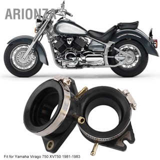 ARIONZA 2 PCS คาร์บูเรเตอร์ Intake Manifold Adapter Boot สำหรับ Yamaha Virago 750 XV750 1981-1983