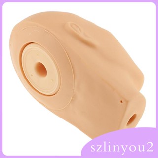 [szlinyou2] หุ่นหัวนางแบบ ซิลิโคนนิ่ม สําหรับฝึกแต่งหน้า นวดขนตา