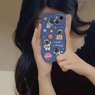 เคสโทรศัพท์มือถือแบบนิ่ม tpu ลายนักบินอวกาศ สําหรับ iPhone 13pro 12pro 14 14promax 14pro