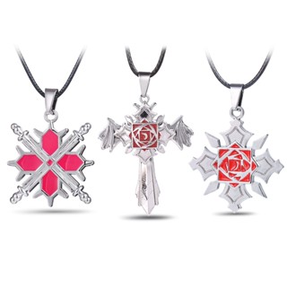 สร้อยคอ จี้โลโก้อนิเมะ Vampire Knight Rose Medal