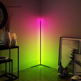 [Hightechworld.th] โคมไฟ LED RGB สําหรับติดมุมพื้นห้องนอน บ้าน คลับ