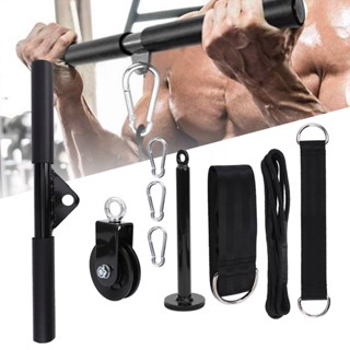 Zhongcheng Tec 9 ชิ้น/เซ็ต DIY ชุดอุปกรณ์ฟิตเนส Loading Pin Pull Triceps Training Pulldown Pulley