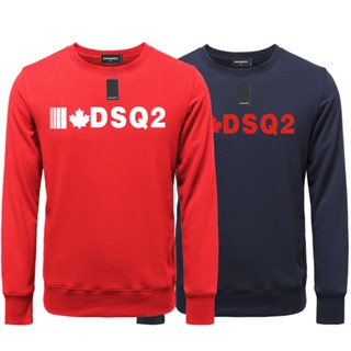 Dsq2 ใหม่ เสื้อกันหนาว คอกลม ทรงหลวม แฟชั่นฤดูใบไม้ร่วง และฤดูหนาว สําหรับผู้ชาย