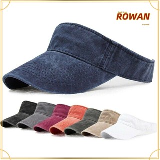 Rowans ที่บังแดด ผู้ชาย ผู้หญิง เทนนิส กอล์ฟ ปรับได้ หมวกชายหาด