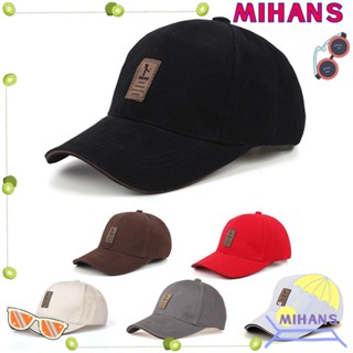 Mih หมวกเบสบอล หมวกกีฬา เท่ สแน็ปแบ็ค ปรับได้