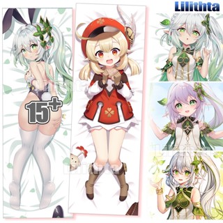 ปลอกหมอน พิมพ์ลายการ์ตูนอนิเมะ Dakimakura Genshin Impact Nahida Klee Game สําหรับตกแต่งบ้าน