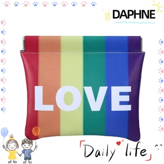 DAPHNE กระเป๋าเครื่องสําอาง ขนาดเล็ก สีรุ้ง เหมาะกับการเดินทางกลางแจ้ง