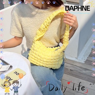 DAPHNE กระเป๋าสะพายไหล่ แบบนิ่ม น้ําหนักเบา ลายก้อนเมฆ