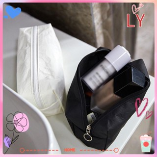 Ly กระเป๋าเครื่องสําอาง มีซิป ความจุขนาดใหญ่ แบบพกพา