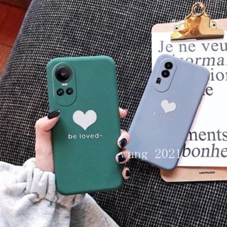 พร้อมส่ง เคสโทรศัพท์มือถือนิ่ม เนื้อแมตต์ ป้องกันเลนส์ ลายหัวใจ สําหรับ OPPO Reno10 Reno10 Pro+ Plus 5G OPPO A78 NFC 4G 2023 Reno10 Pro 5G