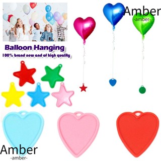 Amber จี้ลูกโป่งน้ําหนัก สําหรับตกแต่งงานแต่งงาน