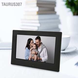  Taurus307 กรอบรูปดิจิตอลขนาด 7 นิ้ว HD 1080P อัลบั้มรูปกรอบรูปดิจิตอลพร้อมฟังก์ชั่นนาฬิกาและปฏิทิน 100-240V