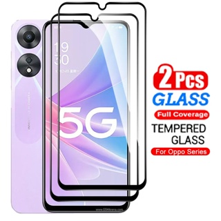 2PCS Protective Film For Oppo A78 4G 5G 78a A 78 CPH2565 CPH2483 CPH2495 Tempered Glass Screen Protector