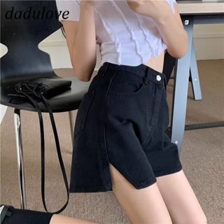 DaDulove💕 New American Style Ins High Street Thin Section Denim Shorts Niche High Waist A- line Pants Hot Pants