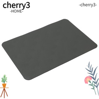 CHERRY3 แผ่นยางรองตากจาน ลายหินอ่อน กันลื่น ขนาด 24x16 นิ้ว สําหรับเคาน์เตอร์ห้องครัว