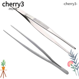 CHERRY3 ชุดแหนบทําอาหาร สเตนเลส 12 นิ้ว 2 ชิ้น สําหรับตกแต่งห้องครัว 2 ชิ้น