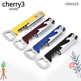 CHERRY3 3 in 1 ที่เปิดขวดเบียร์ แบบเหล็ก ABS อเนกประสงค์ กันลื่น สําหรับห้องครัว 3 ชิ้น