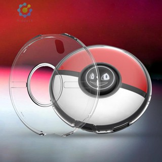 เคสแข็ง แบบใส พร้อมแผ่นซิลิโคน สําหรับ Pokémon Go Plus + Crystal [Hidduck.th]