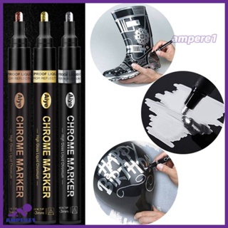 Liquid Mirror Marker Pen Diy ปากกาสะท้อนแสงสี Mirror Markers Chrome Finish Metallic Art Craftwork Pen -AME1 -AME1