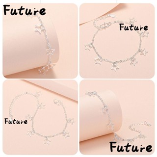 FUTURE สร้อยข้อมือ สีเงิน หรูหรา เหมาะกับของขวัญวาเลนไทน์