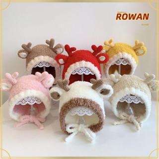 Rowans หมวกถัก ผ้าวูล ลายการ์ตูน แฮนด์เมด สําหรับเด็ก